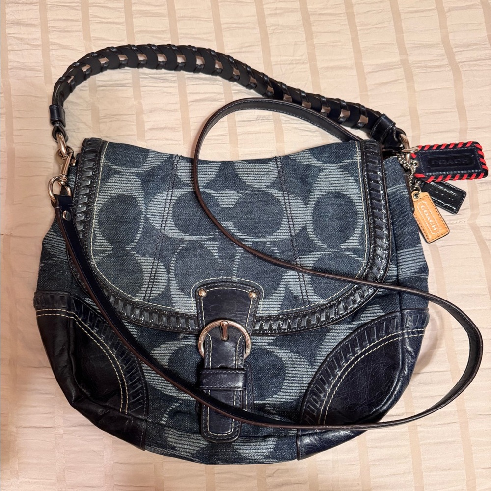 Vintage Coach denim purse. So nice!